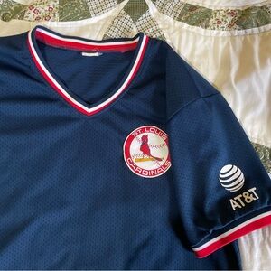 St. Louis Cardinals Navy Mesh Jersey